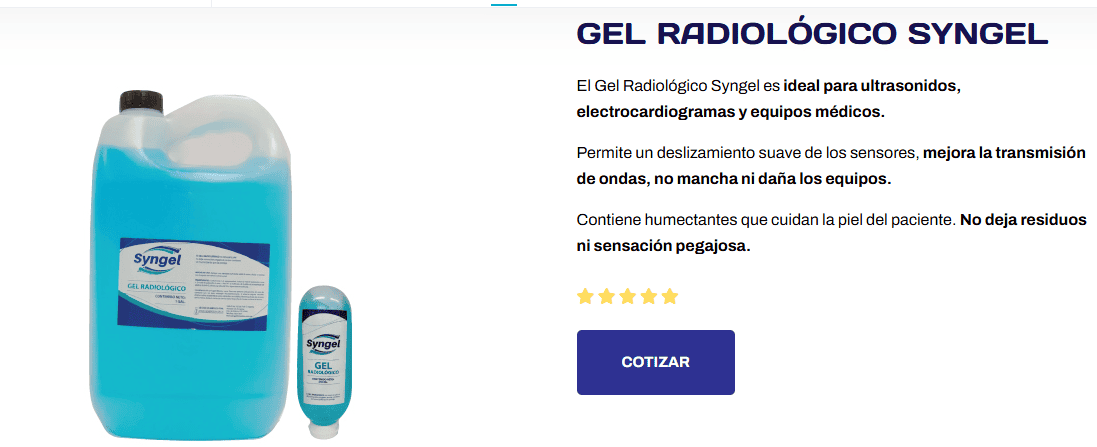 Gel para Ultrasonido